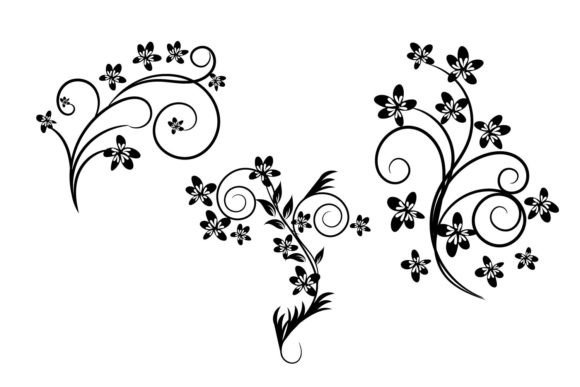 Abstract Floral Flower Cute Ornament
