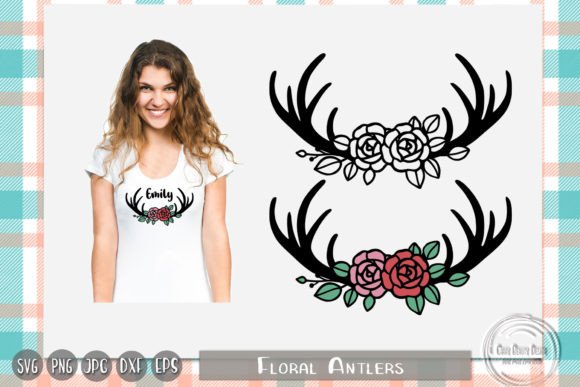 Floral Antlers, Deer Antler, Deer Horn