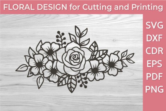 Romantic Roses Vector SVG T-shirt PNG