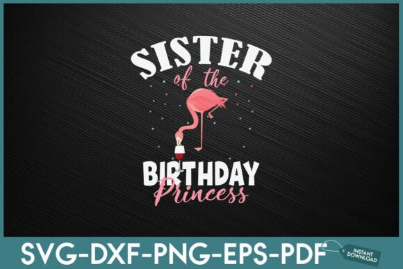 Sister of the Birthday Princess Floral