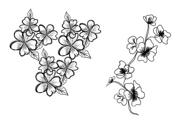 Spring Floral Elements Design